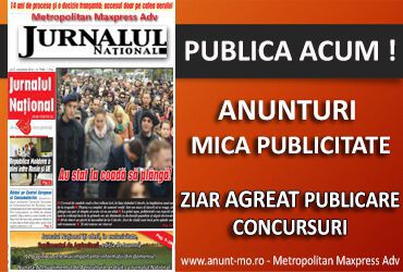 anunt pierdere jurnalul national